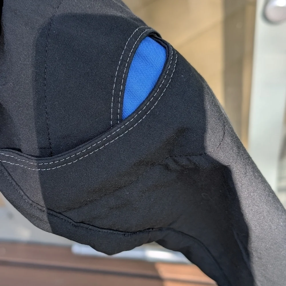 Nike Sphere Pro Black/Blue Zip Front Training Jacket Size M